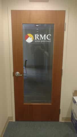 RMC custom door decal